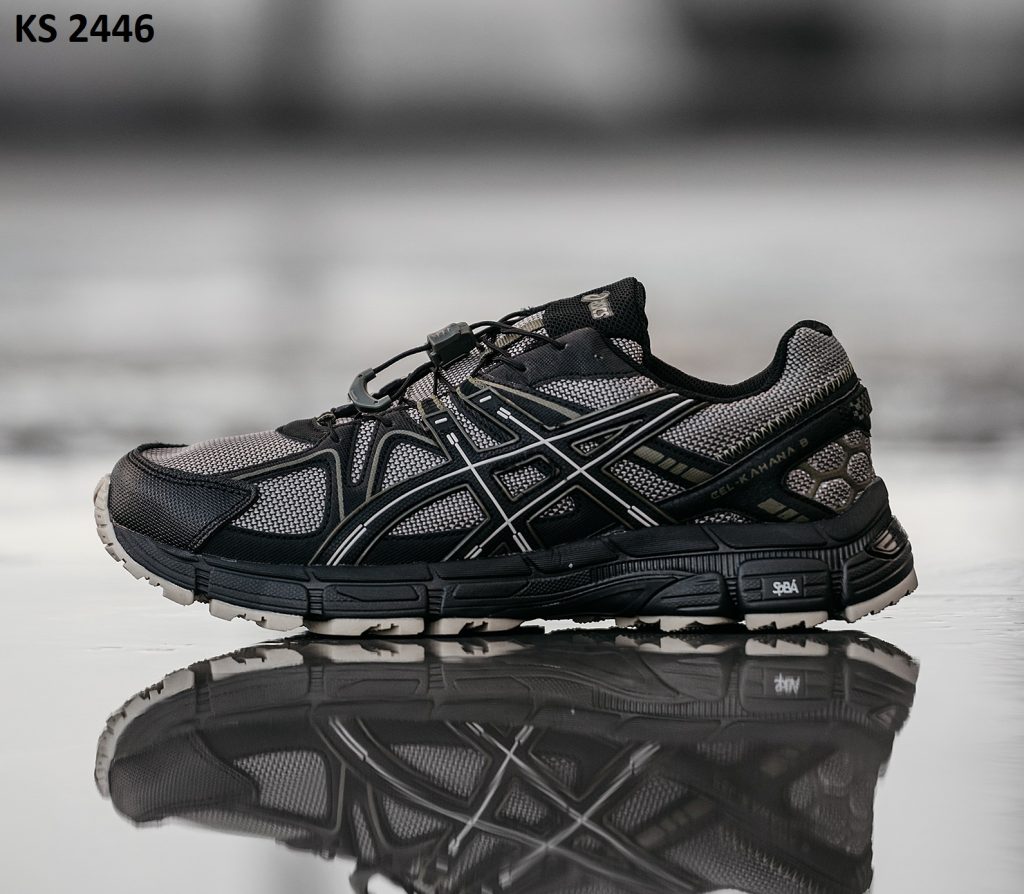 Кросівки Asics Gel-Kahana 8 Black/Gray ТЕРМО (чорно/сірі)