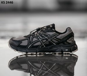 Кросівки Asics Gel-Kahana 8 Black/Gray ТЕРМО (чорно/сірі)
