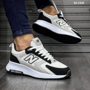 Кросівки New Balance Gray Black White (світло/сірі)
