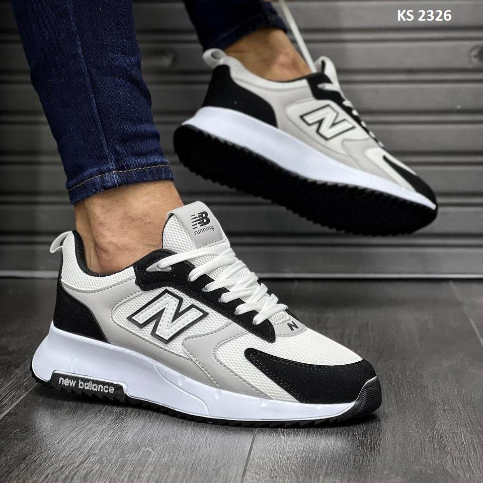 Кросівки New Balance Gray Black White (світло/сірі)
