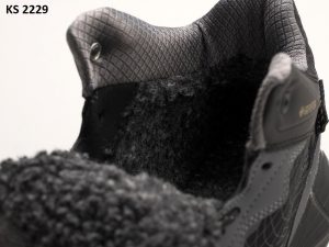 Кросівки Reebok Zig Kinetica II Edge Black Grey ЗИМА (чорно/сірі)