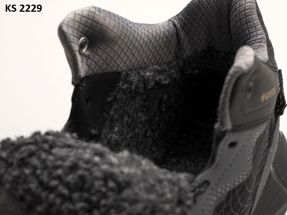 Кросівки Reebok Zig Kinetica II Edge Black Grey ЗИМА (чорно/сірі)