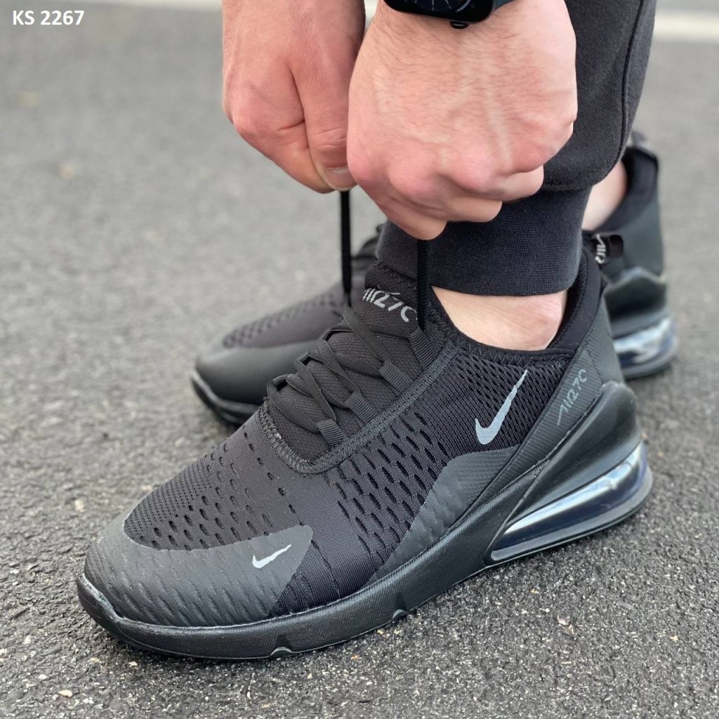 Кросівки Nike Air Max 270 Total Black (чорні)
