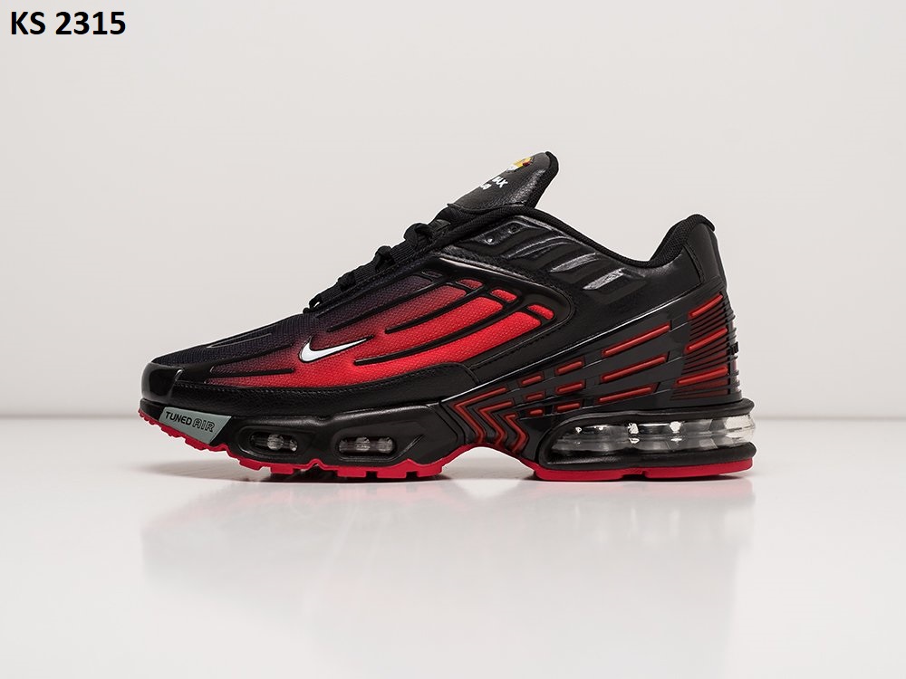 Кросівки Nike Air Max Plus III Black Red (чорно/червоні)