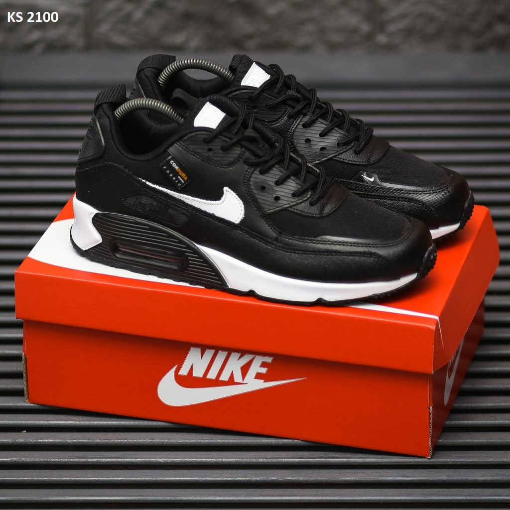 Кросівки Nike Air Max 90 Surplus Cordura Black White (чорно/білі)