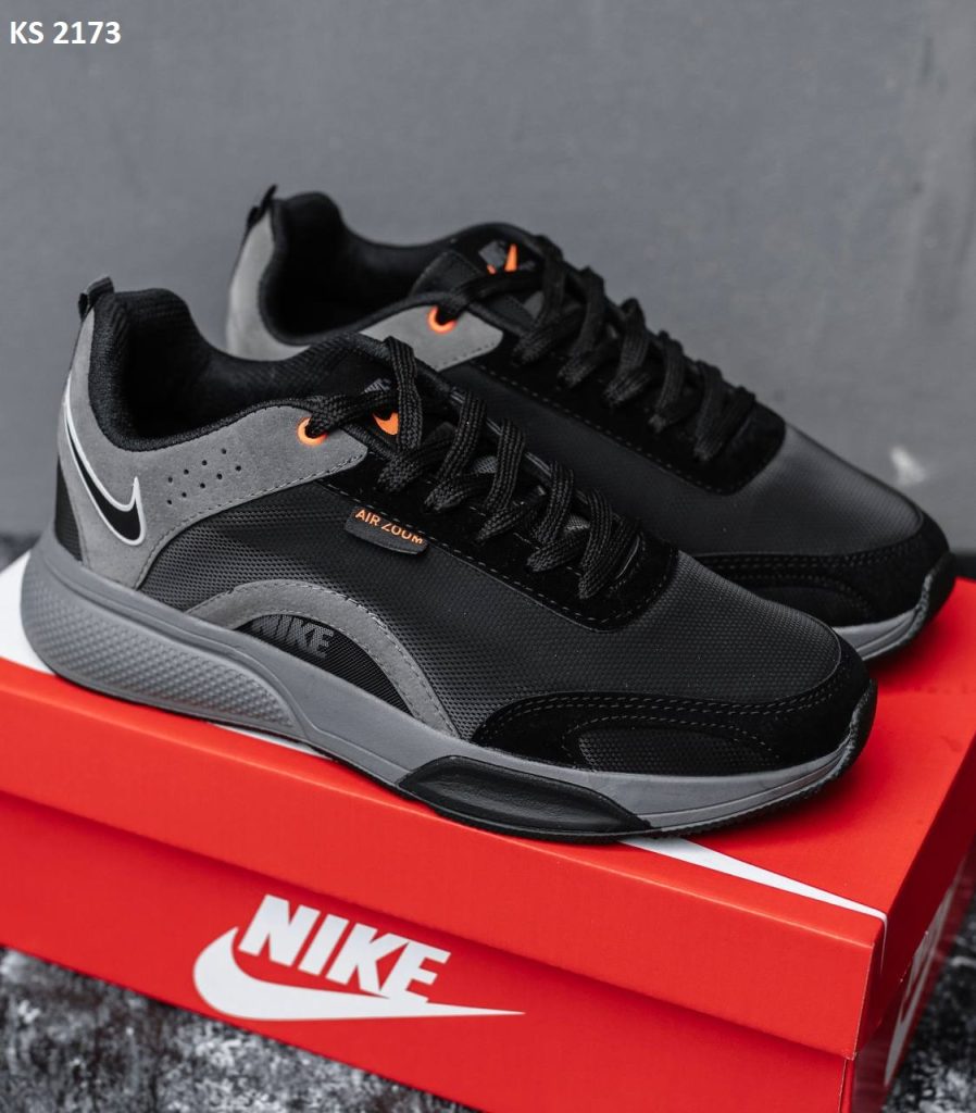 Кросівки Nike Air Zoom Black Orange (чорно/оранжеві)