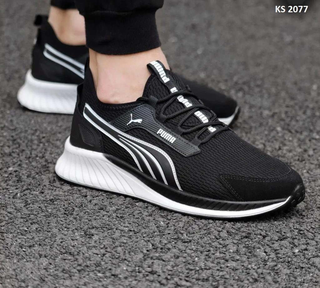 Puma Free Run (чорно/білі)