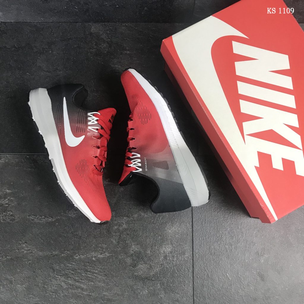 Nike Air Zoom Structure (красно/серый)