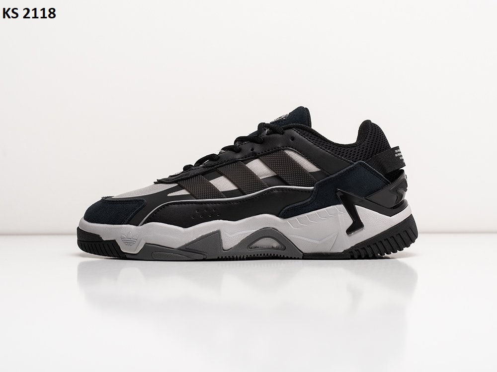 Кросівки Adidas Niteball II Black Gray (чорно/сірі)