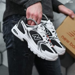 Кросівки New Balance 530 abzorb White Black (чорно/білі)