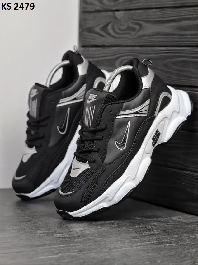 Кросівки Nike Air Black White (чорно/білі)