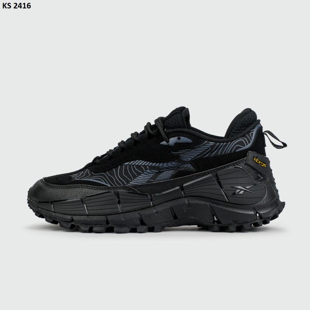 Кросівки Reebok Zig Kinetica 2.5 EDGE Black (чорні)