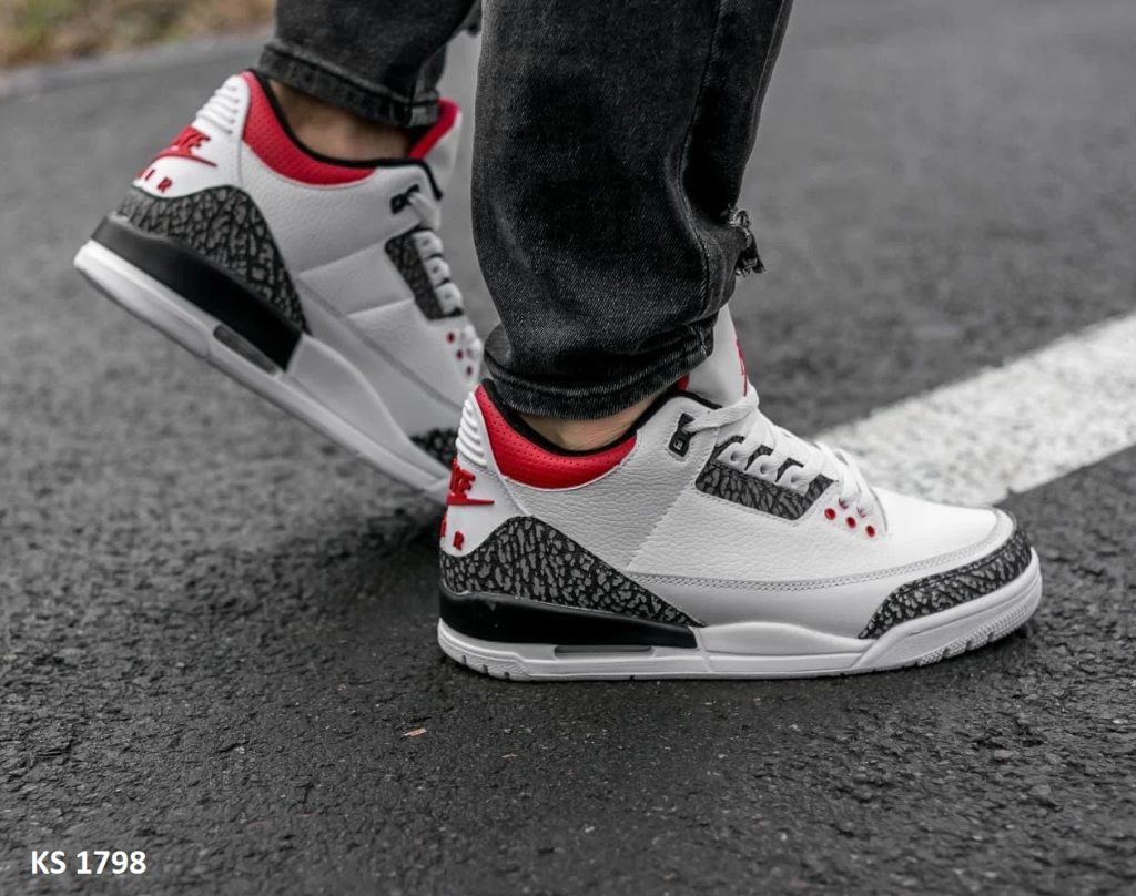 Nike Air Jordan 3 Retro (білі)