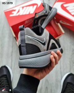 Кросівки Nike Air Zoom Grey Orange (сіро/чорні