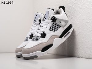 Nike Air Jordan 4 Retro (біло/сірі)