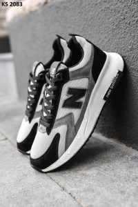 Кросівки New Balance Black White Gray (сірі)