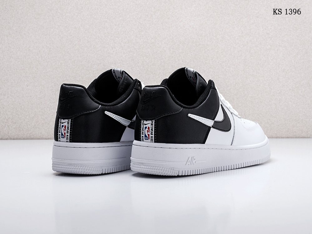 Nike Air Force 1 Low NBA (чорно/білі)