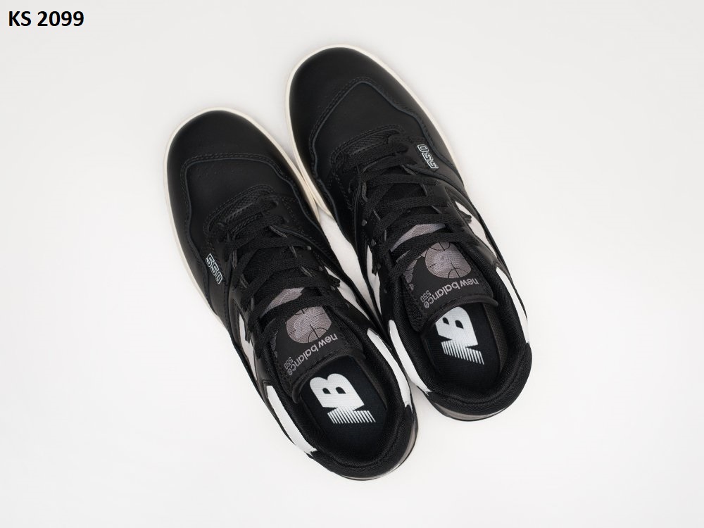 Кросівки New Balance 550 Black White (чорно/білі)