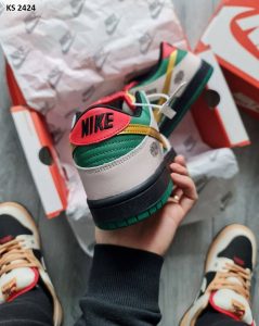 Кросівки Nike SB Dunk Low x Stussy Green Gray (зелено/сірі)