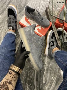 Nike Air Force 1 Mid X Reigning Champ (сірі)