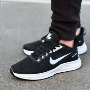 Кросівки Nike Air Zoom Black White (чорно/білі)