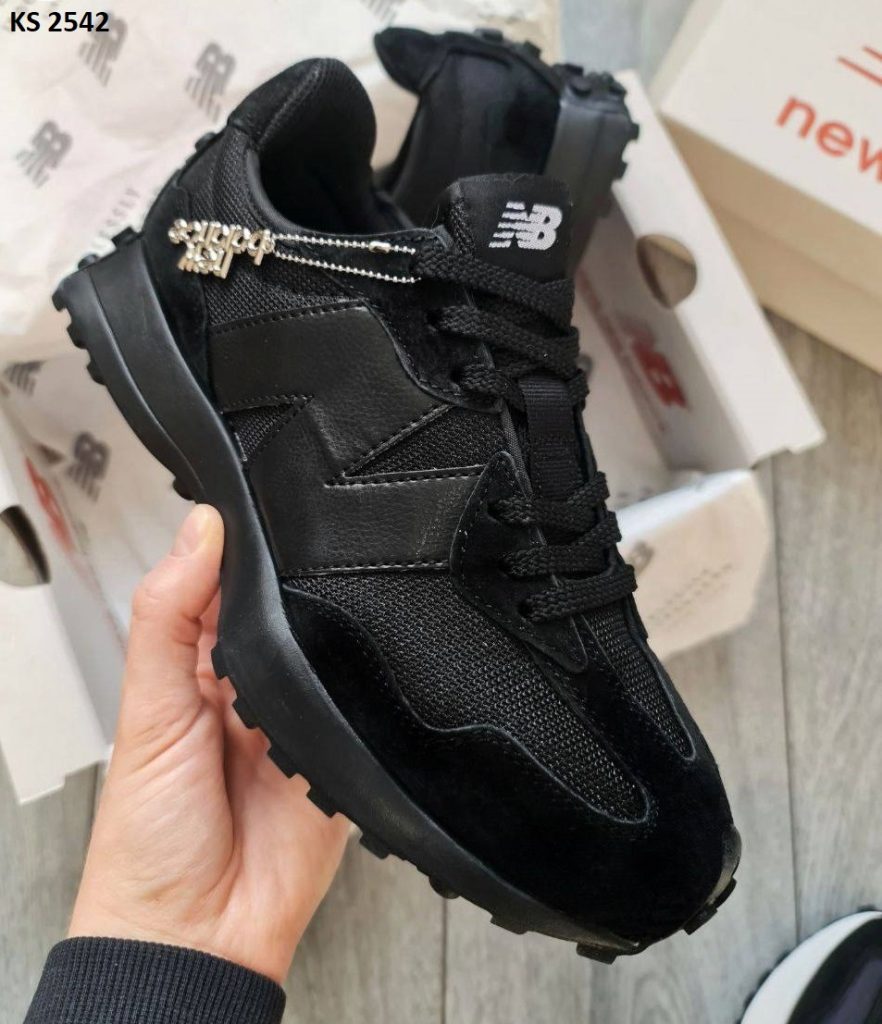 Кросівки New Balance 327 Black (чорні)