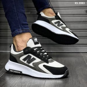 Кросівки New Balance Black White Gray (сірі)