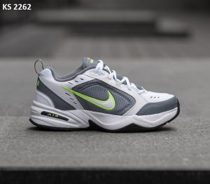 Кросівки Nike Air Monarch IV White Light Green (біло/салатові)