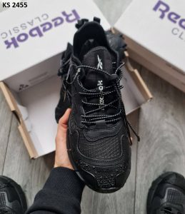 Кросівки Reebok Zig Kinetica II Edge Gore-Tex Black (чорні)