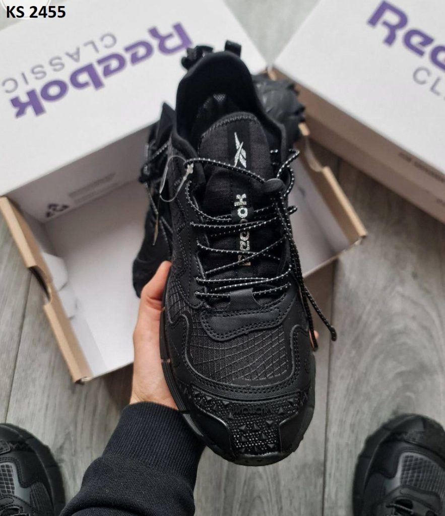 Кросівки Reebok Zig Kinetica II Edge Gore-Tex Black (чорні)