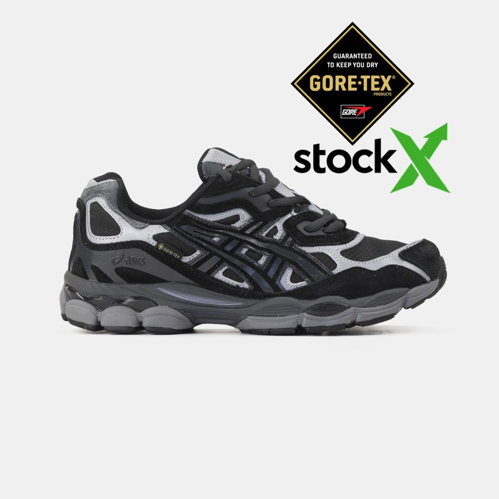 Asics Gel NYC Black Silver Gore-Tex