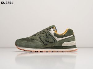 Кросівки New Balance 574 Green Yellow (зелено/жовті)