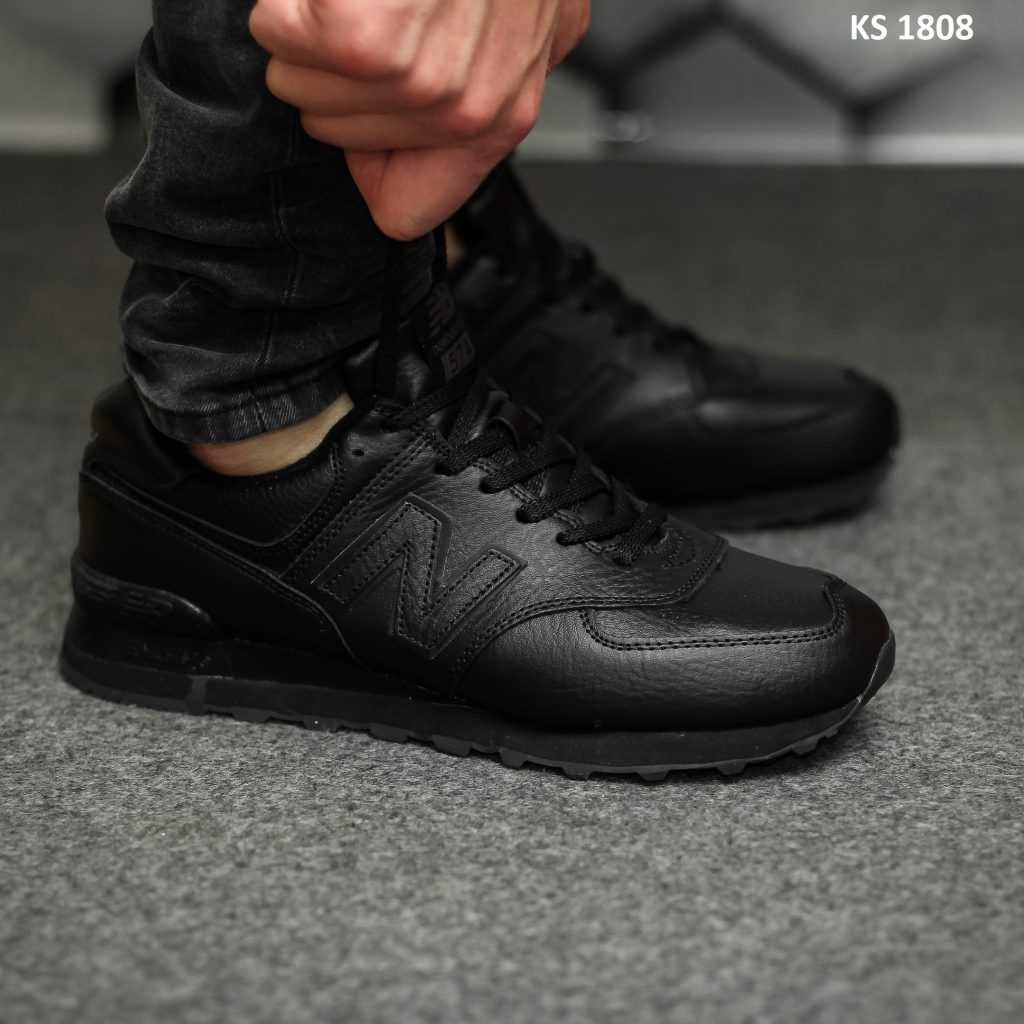 Кросівки New Balance 574 Black (чорні)