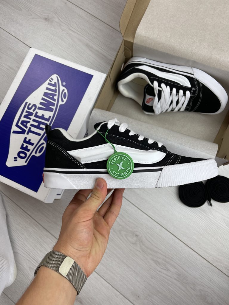 Vans KNU school Black&white (топ якість)