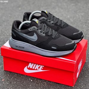 Кросівки Nike Air Zoom Black Gray (чорно/сірі)