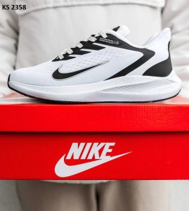 Кросівки Nike Air Zoom White Black (білі)