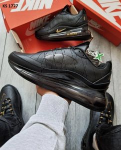 Nike Air Max 720-818 (чорно/золоті)
