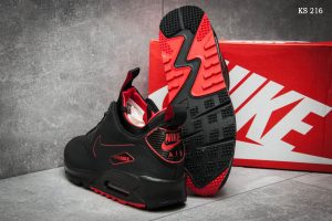 Nike Air Max 90 (чорно/червоні)