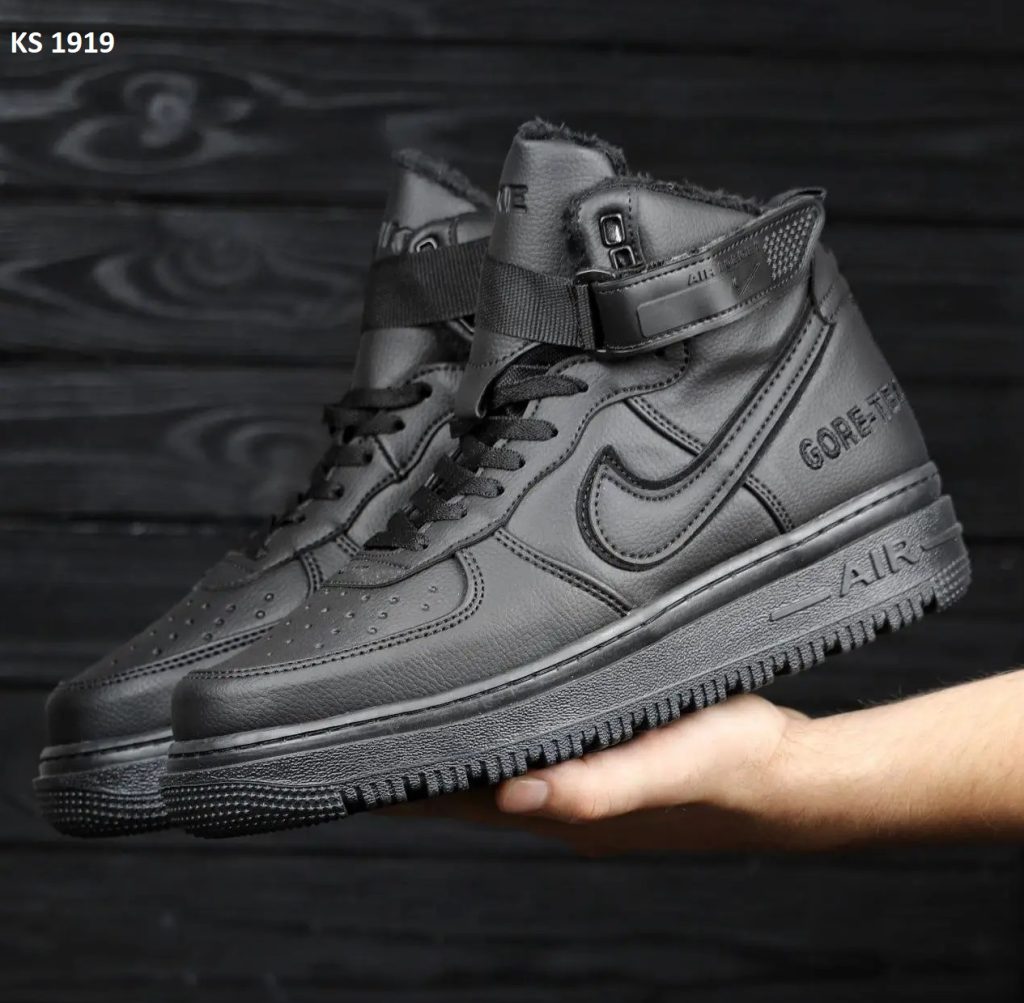 Кросівки Nike Lunar Winter Black (чорні) ЗИМА