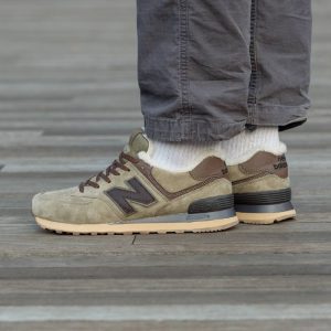 New Balance 574 Winter Suede Haki
