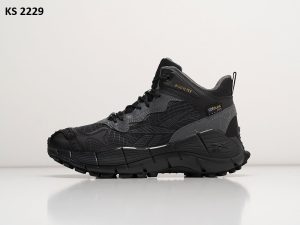 Кросівки Reebok Zig Kinetica II Edge Black Grey ЗИМА (чорно/сірі)