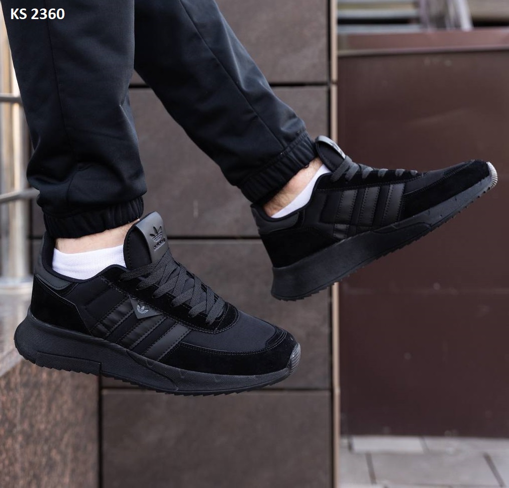 Кросівки Adidas All Black (чорні)