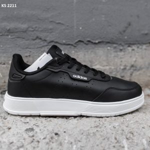 Кросівки Adidas Black White (чорно/білі)