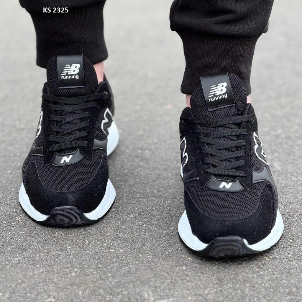Кросівки New Balance Black White (чорно/білі)