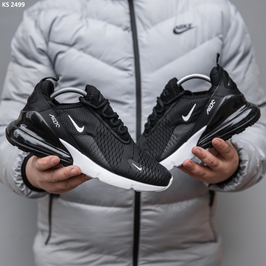 Кросівки Nike Air Max 270 Black White (чорно/білі)
