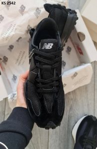 Кросівки New Balance 327 Black (чорні)