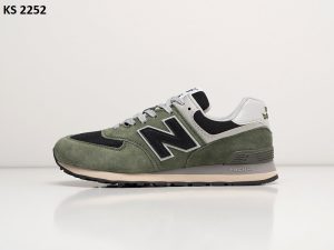 Кросівки New Balance 574 Green Black (зелено/чорні)
