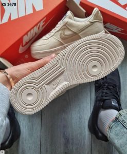 Stussy X Nike Air Force 1 Low Bege Low (бежеві)