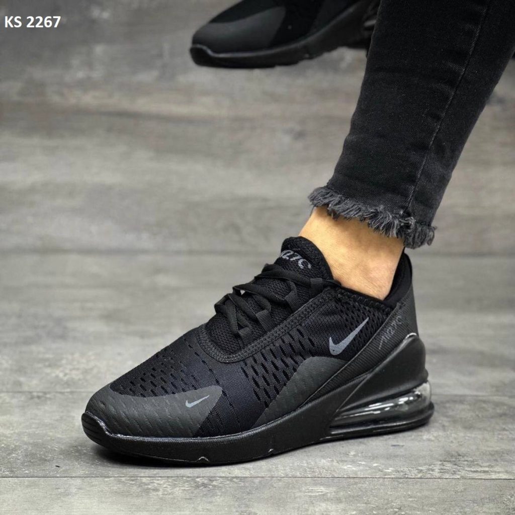 Кросівки Nike Air Max 270 Total Black (чорні)