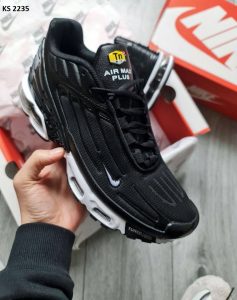 Кросівки Nike Air Max Plus III Black and White (чорно/білі)